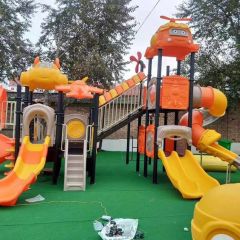 大风车DFC240批发供应广西南宁幼儿园儿童室外组合滑梯