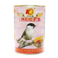 厂家批发开元精品红子鸟食面粉200g桶装红子鸟专用鸟饲料